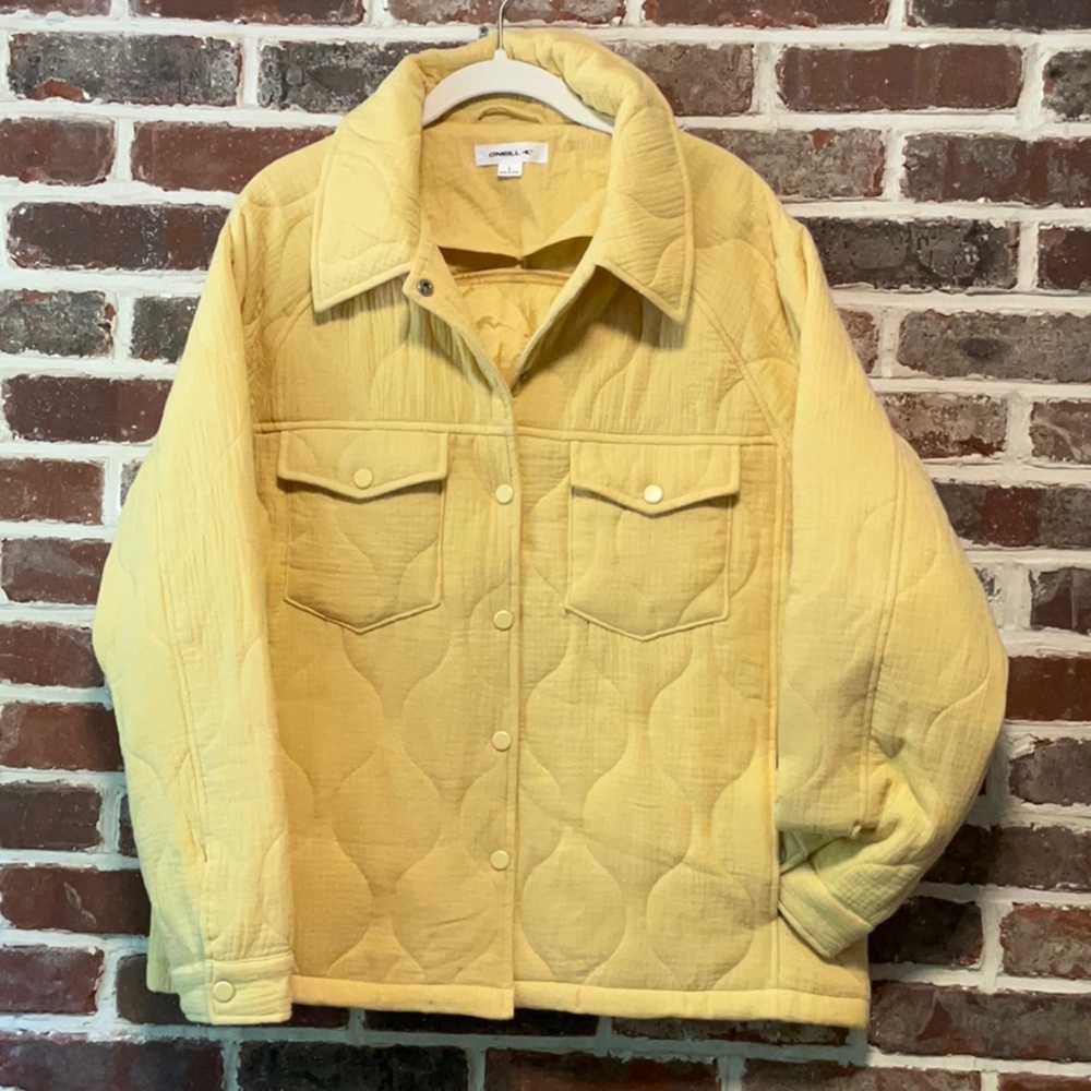 O’Neill Yellow Quilted Jacket